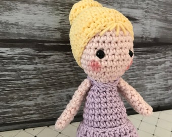 6.5 Inch Hand Crocheted Best Friend/Pocket Doll/Friendship Doll