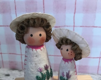 Mommy and Me Peg Dolls