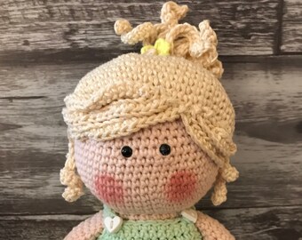 Handmade Doll -  Lilly The Fairy Doll - Ecru Hair