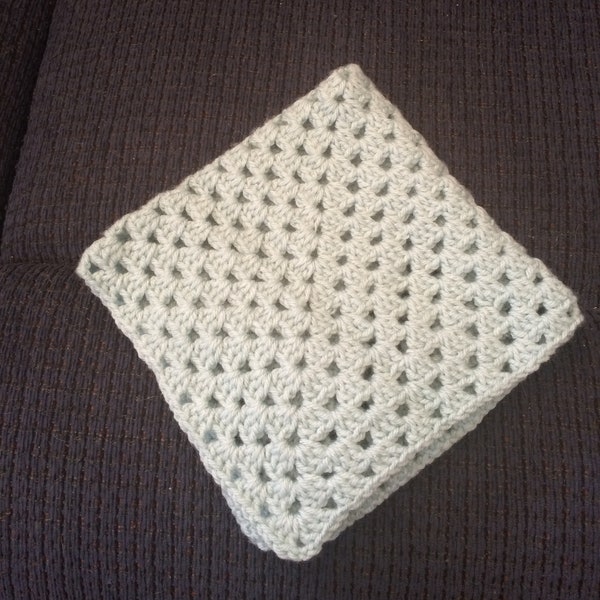 Doll Blanket/Lap Blanket - Mint Green