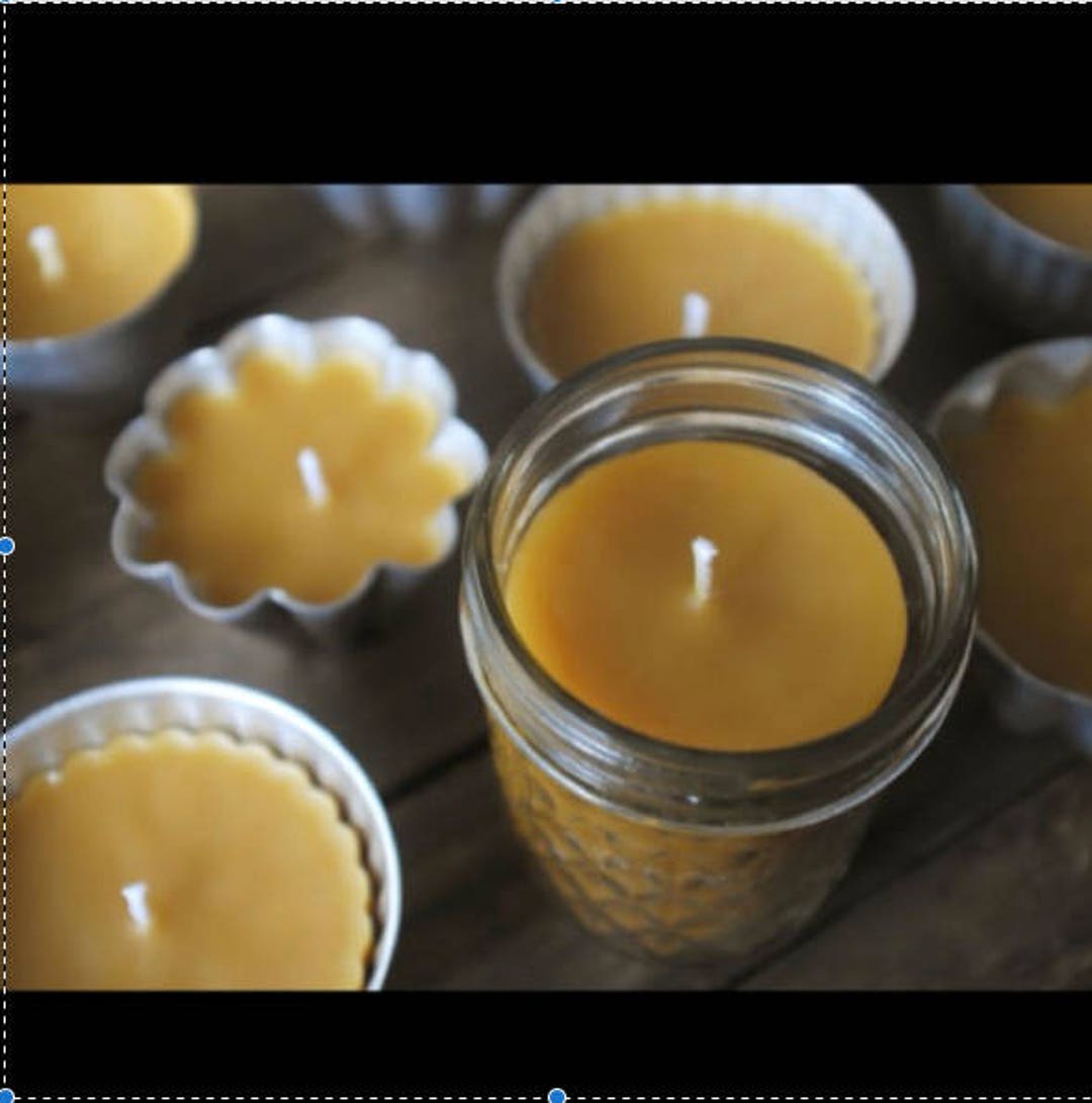 Raw Beeswax Candles, Air Purify, Sweet Honey Scent, Organic, Air Cleansing Etsy