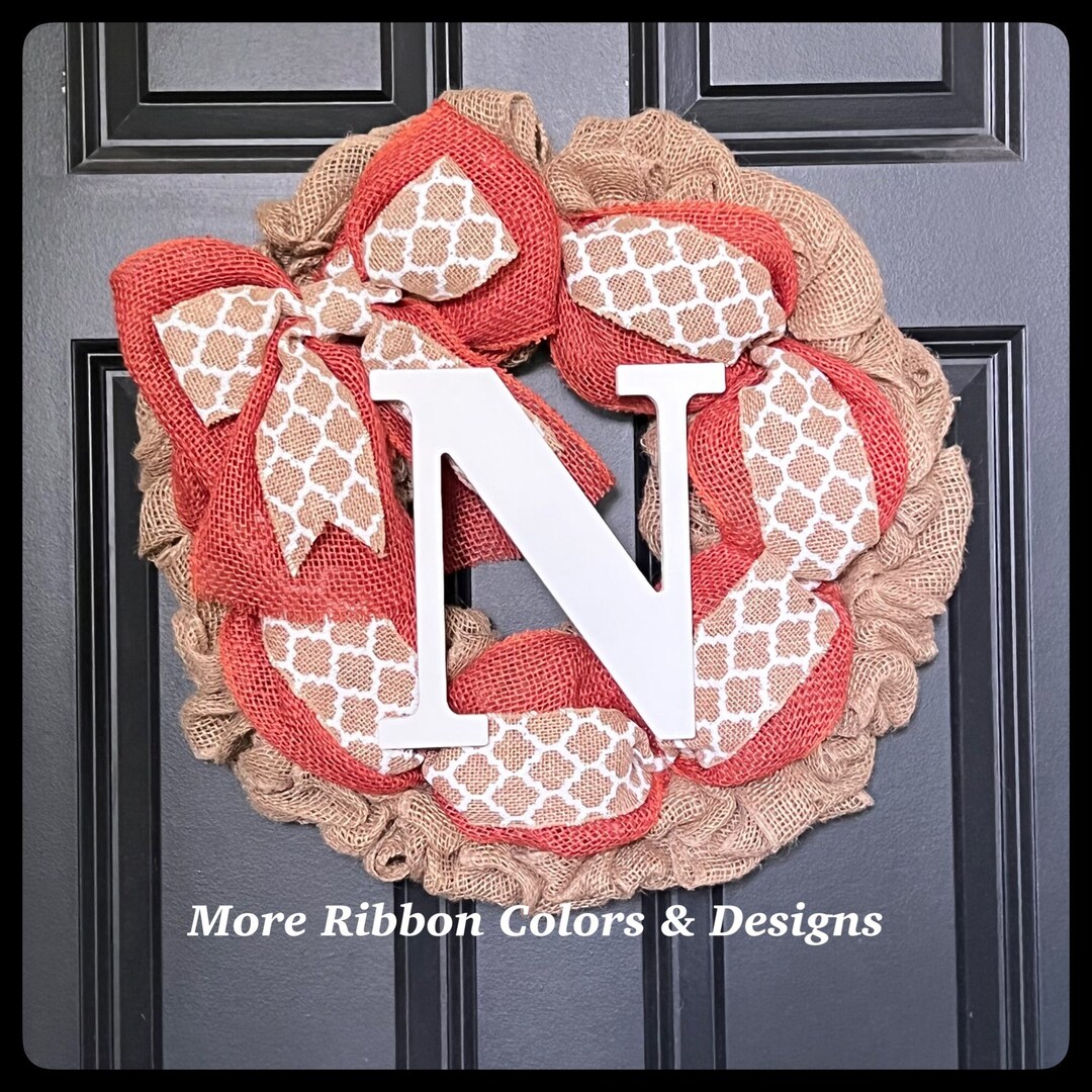Initial Front Door Wreathnull