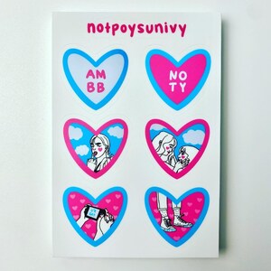 Hearts Sticker Sheet