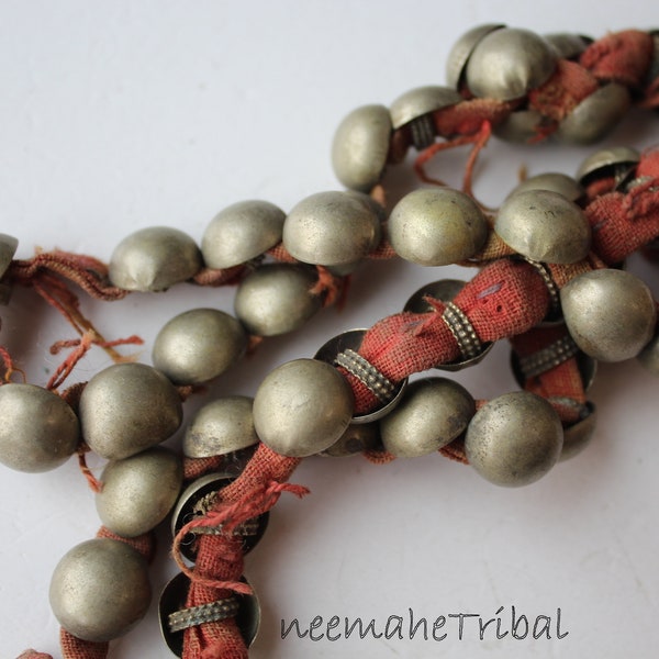 Kuchi Buttons on a Cotton Strand, 65 cm / 25.6 in long