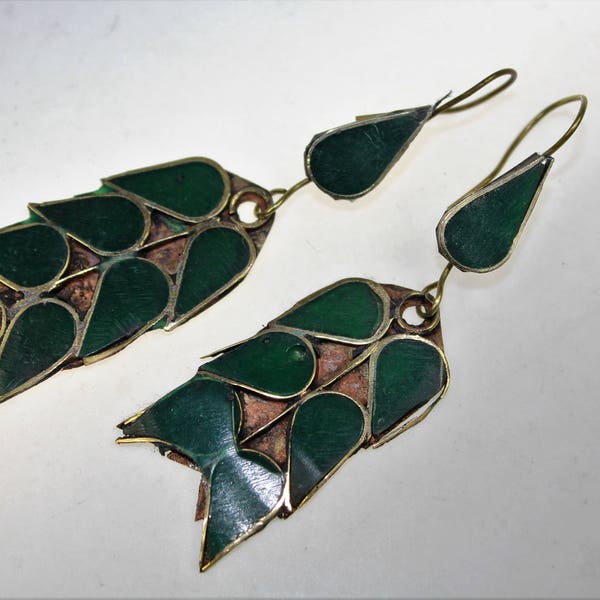 Hippie Earrings in a Tree-Design