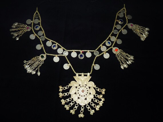 Tribal Belt, Kuchi-Tribalbelt with Kashmiri-Pendan