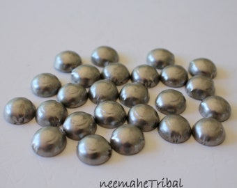 Neue silberfarbene Kuchi Tribal Buttons, Durchmesser 12 mm, Tribalzubehör, Tribal DIY