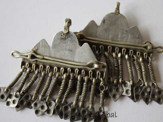 Vintage Nomad Handmade Kuchi Hairclips, 1 Pair of… - image 2