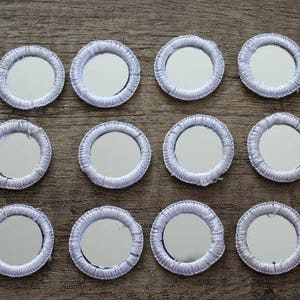 Small Tribal Mirrors to Sew-On, Set of 12 Pieces, image 4