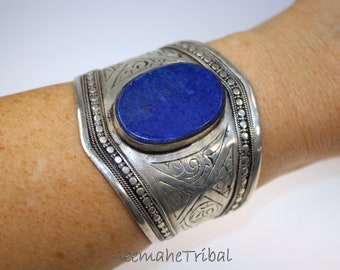 Afghan Bracelet with Lapislazuli