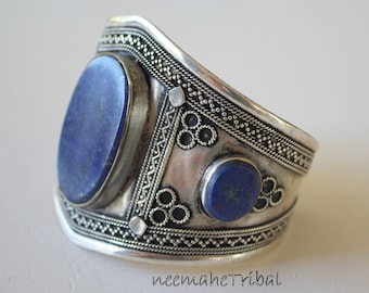 Afghan Bracelet with Lapislazuli