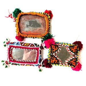 Juego de 3 medallones de perlas con espejos; 61225.8