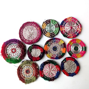 10 große Kuchi Tribalmedaillons mit 6 - 9 cm Durchmesser;  271025.14