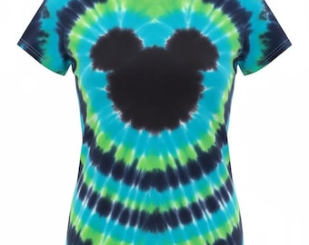 Youth & Adult Tie Dye Mickey T-Shirt Short and Long Sleeve