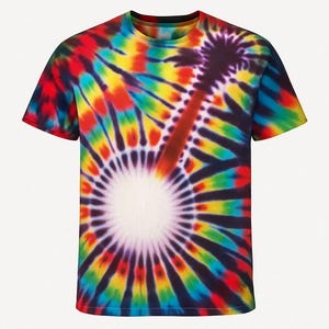 Tie Dye Banjo T-shirt shirt hand made customizable FREE SHIPPING Tye die Tie Dyed Instrument Bluegrass