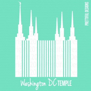 Templo de Washington DC Igreja LDS de Jesus Cristo Clip Art Silhueta png eps svg Vector