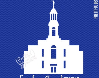 Fortaleza Temple Silhouette LDS Church of Jesus Christ Clip Art png eps svg dxf Vector