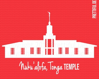 Nuku'alofa, Tonga Temple Utah LDS Church of Jesus Christ Clip Art png eps svg Vector