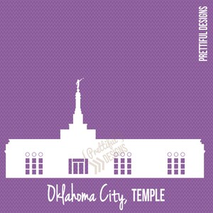 Oklahoma City, Oklahoma Temple Silhouette LDS Church of Jesus Christ Clip Art png eps svg dxf Vector