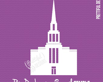 Rio De Janeiro, Brazil Temple Silhouette LDS Church of Jesus Christ Clip Art png eps svg dxf Vector