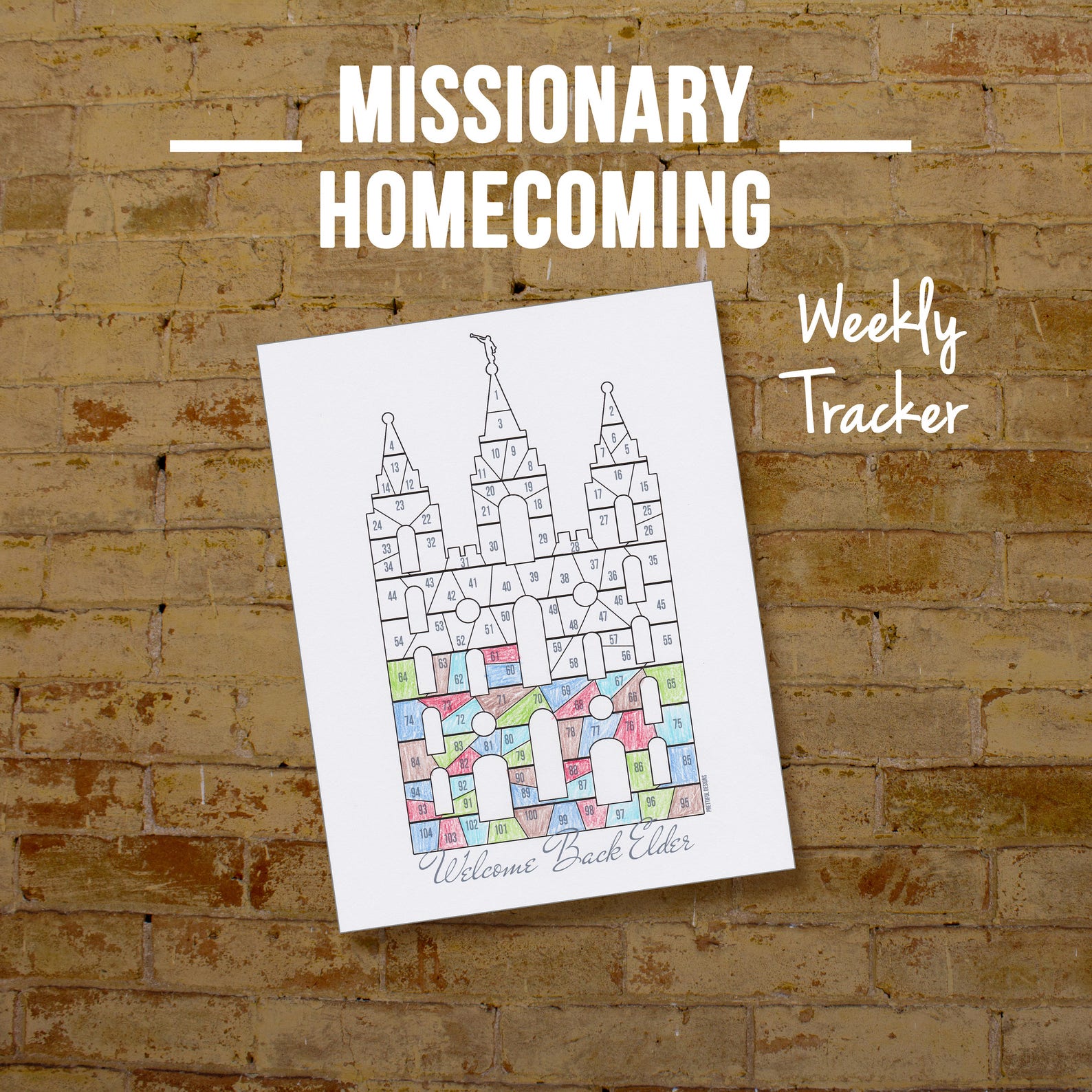 Elder Missionary Homecoming Countdown LDS Church of Jesus Christ ...