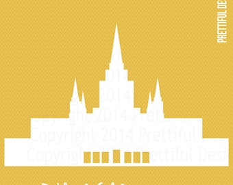 Oakland California Temple LDS Church of Jesus Christ Clip Art png eps svg Vector