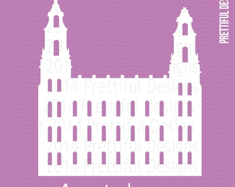 Manti Utah Temple LDS Church of Jesus Christ Clip Art png eps svg Vector
