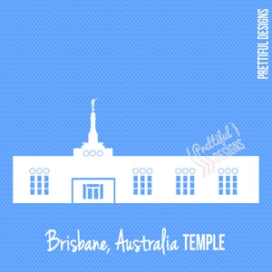 Brisbane, Australia LDS Church of Jesus Christ Clip Art Silhouette png eps svg dxf Vector