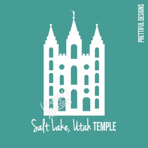 Salt Lake Temple LDS Church of Jesus Christ Clip Art png eps svg Vector