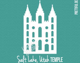 Salt Lake Temple LDS Church of Jesus Christ Clip Art png eps svg Vector