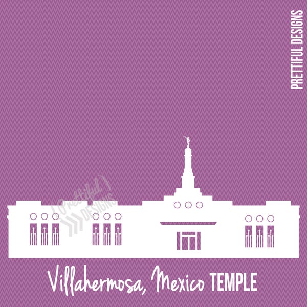 Villahermosa, Mexico Temple Silhouette LDS Church of Jesus Christ Clip Art png eps svg dxf Vector
