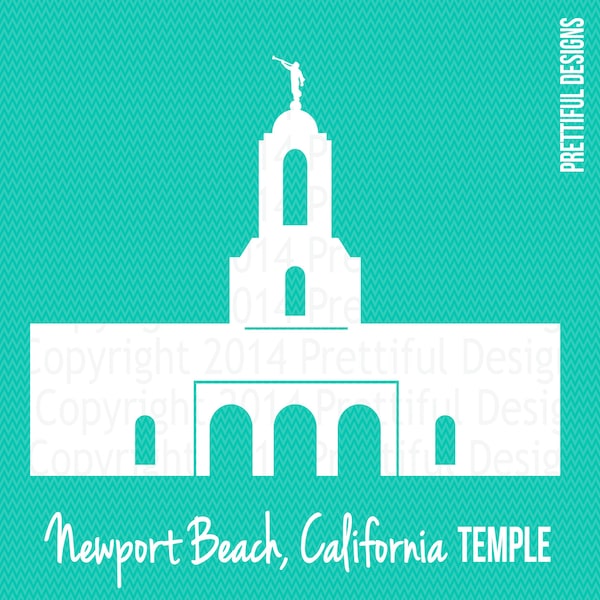 Newport Beach California LDS Church of Jesus Christ Clip Art png eps svg Vector