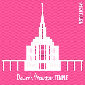 Oquirrh Mountain Utah Temple LDS Church of Jesus Christ Clip Art Silhouette png eps svg Vector