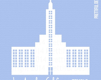 Los Angeles Temple California LDS Church of Jesus Christ Clip Art