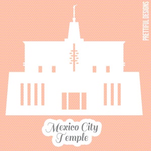 Mexico City Temple LDS Church of Jesus Christ Clip Art Vector and Transparent formats