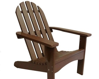 Adirondack Chair Casual Style - Made from Poly Lumber