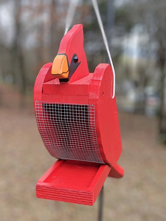 Cardinal Bird Feeder Etsy
