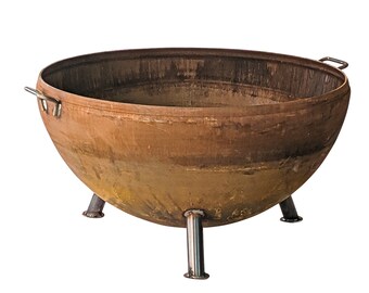 37" Hemisphere Deep Bowl Fire Pit - Heavy Duty