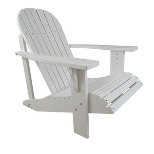 Adirondack Chair in Classic Style. Made from Poly Lumber All Weather and Maintenance Free image 9