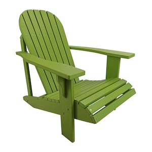 Adirondack Chair in Classic Style. Made from Poly Lumber All Weather and Maintenance Free image 8