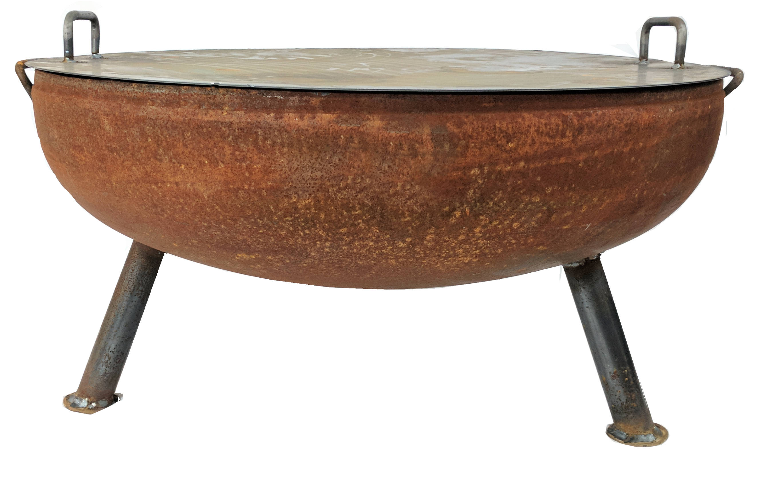 36 Solid Steel Fire Pit Heavy Duty Etsy