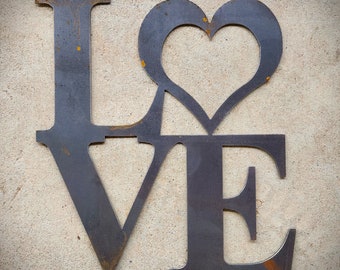 Love Sign - Decorative Metal