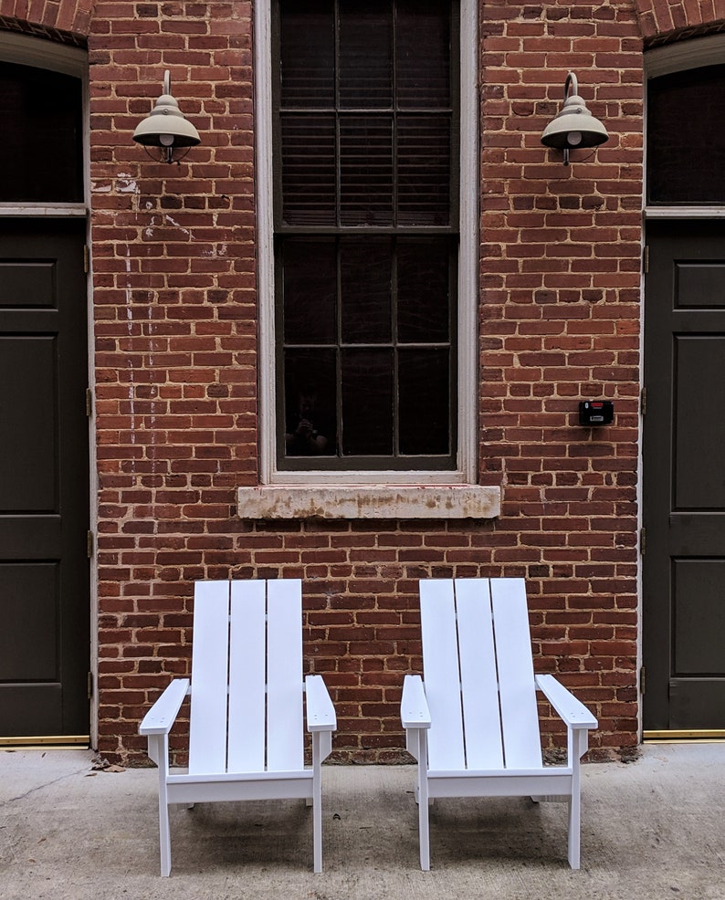 Adirondack Chair Modern Style Made from Poly Lumber image 6