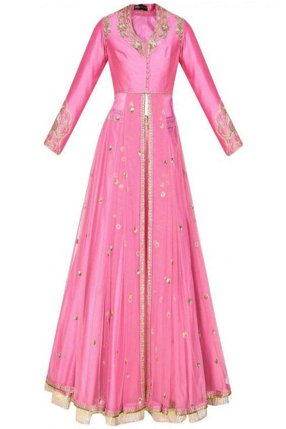 long jacket indo western dress