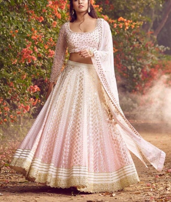 baby pink engagement dress