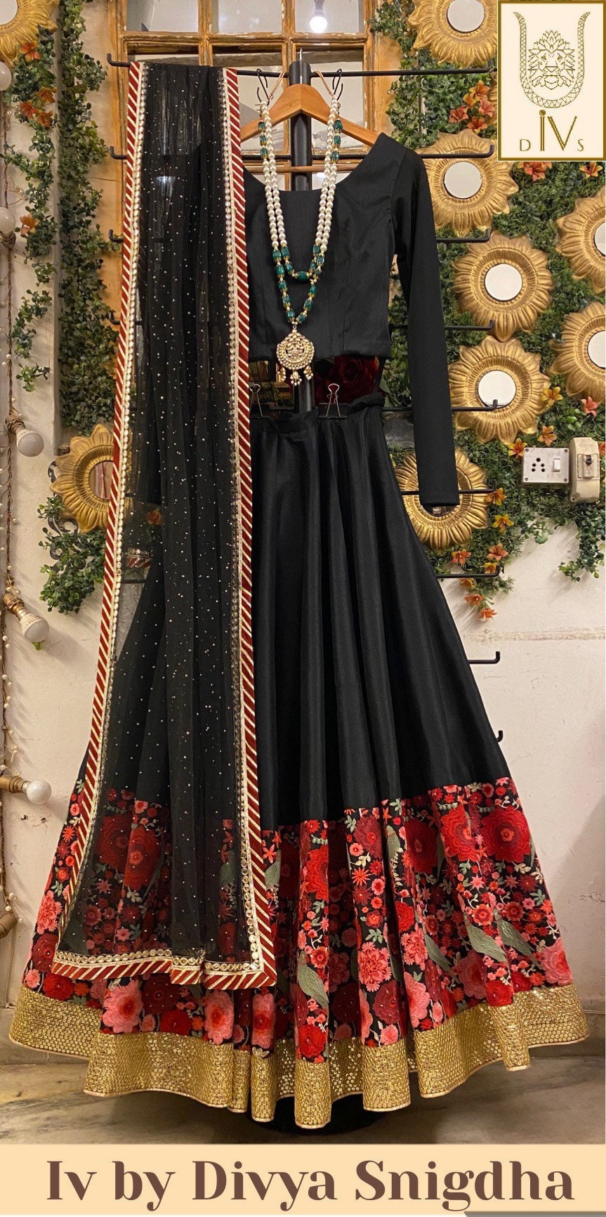 indo western dress with dupatta