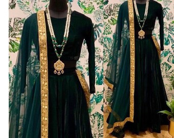 Mehendi Green Dress - Etsy