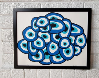 Linograbado del mal de ojo