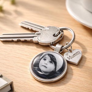 Mummy photo keyring, Mummy photo gift, Mummy Mothers day gift Mummy christmas gift