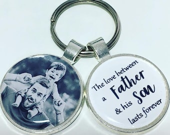 father son keychain